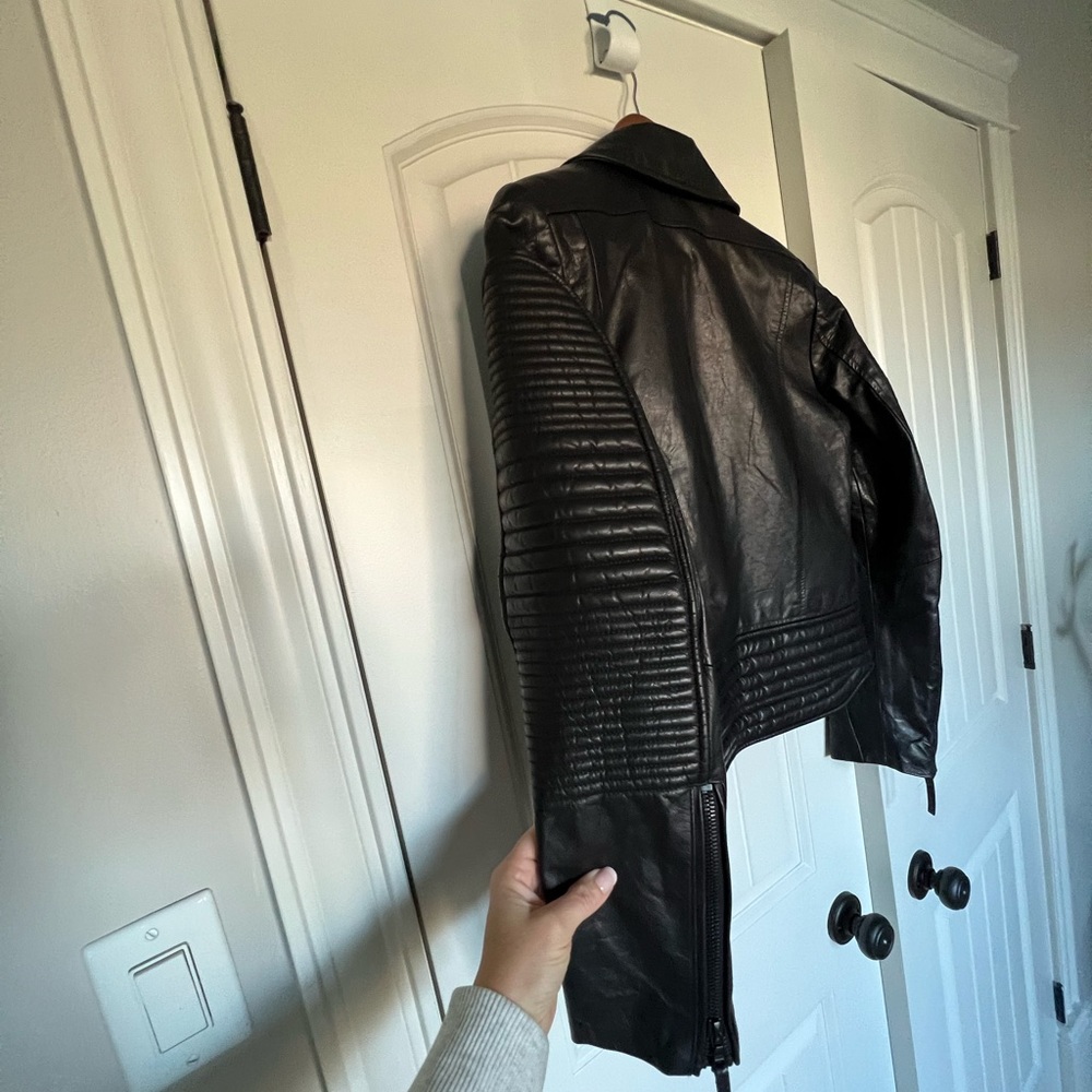 Real leather Moto jacket